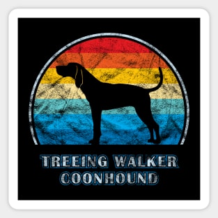 Treeing Walker Coonhound Vintage Design Dog Sticker